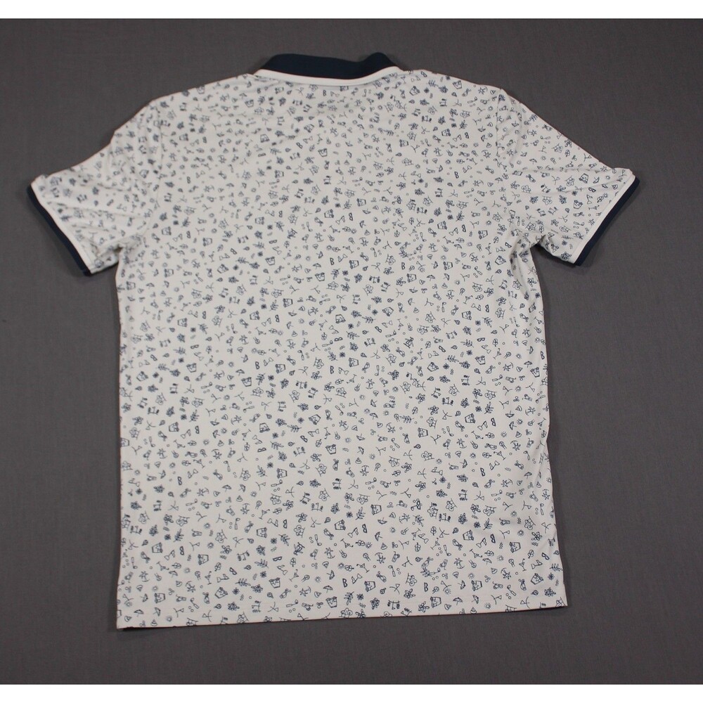 Original Penguin Men’s Golf Theme Cocktails Polo All Over Print Mens Size Medium - Picture 3 of 11